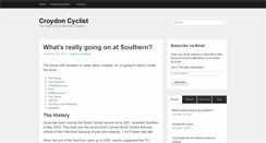 Desktop Screenshot of croydoncyclist.co.uk