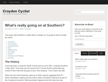 Tablet Screenshot of croydoncyclist.co.uk